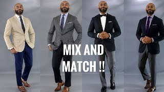 How To Mix And Match Mens SuitsMix And Match Suits [upl. by Maryrose]