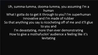 RAP GOD FAST PART  EMINEM LYRICS [upl. by Harias]