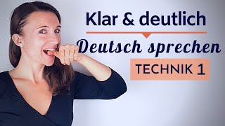 1 KLAR UND DEUTLICH SPRECHEN  Richtig Deutsch sprechen  Aussprache Übungen  Sprechtraining [upl. by Harleigh933]