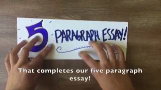 How to write a five paragraph essay [upl. by Sonny456]