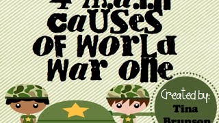 MAIN Causes of WWI [upl. by Elianora]