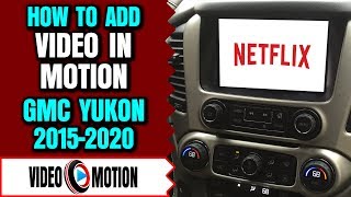 GMC Yukon 20152019 Intellilink Video In Motion While Driving Bypass DVD USB GM Interface LockPick [upl. by Enidualc75]