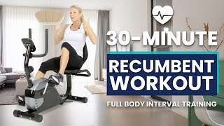 30Minute Recumbent Bike Workout [upl. by Macegan661]