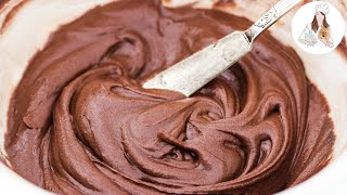 One Minute Chocolate Frosting Recipe [upl. by Nerreg]