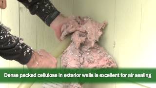 Insulating Walls with Dense Packed Cellulose [upl. by Einaled]