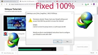 How to fix IDM in firewall setting [upl. by Papageno]