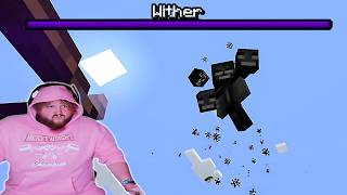 Fighting The Wither Minecraft Hardcore Challenge [upl. by Anrim]