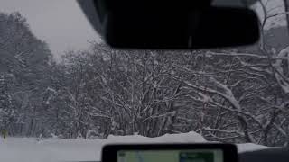 Driving in Aomori during winter [upl. by Hollister56]