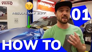 FIRST TIMERS GUIDE TO VINYL WRAPPING A CAR  Tips amp Tricks PART 1 [upl. by Llet]