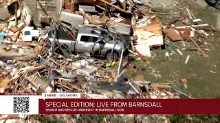 Barnsdall Tornado Damage [upl. by Christina]