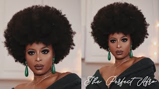 My AFRO tutorial NO SHRINKAGE  4C Natural Hair [upl. by Leen]