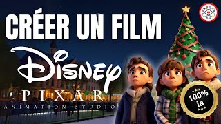 Créer un Dessiné Animé Style Disney Pixar GRATUITEMENT 100 avec lIA [upl. by Ynafets]