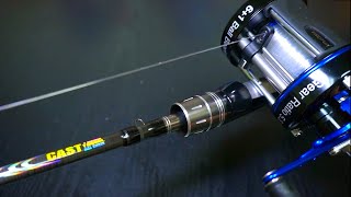 How To Spool Mono Line on a Baitcasting Reel the Easy Way  How to out a line [upl. by Kevan589]