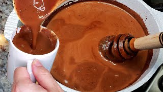 MEXICAN HOT CHOCOLATE  Homemade Mexican Hot Chocolate Recipe [upl. by Laitselec]