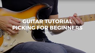 Guitar Tutorial  Picking For Beginners [upl. by Ehcrop]