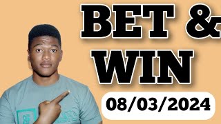 FOOTBALL PREDICTIONS TODAY 08032024 SOCCER PREDICTIONS TODAY  BETTING TIPS footballpredictions [upl. by Socram]