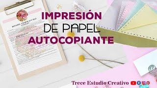 Impresión de papel autocopiante [upl. by Ause]