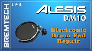 19A Repair Alesis DM10 Drum Pad with Low Output and Low Sensitivity [upl. by Neala726]