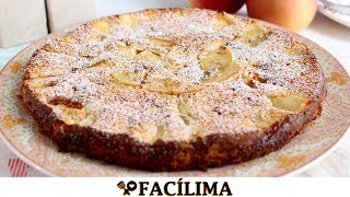 TORTA DE MAÇÃ SUPER FÁCIL  RECEITAS QUE AMO [upl. by Ferriter917]