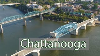 Chattanooga TN Aerial Tour in 4k [upl. by Ruffina34]