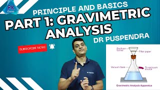 Part 1 Gravimetric Analysis  Principle and Basics [upl. by Elleinnad]