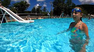 Our day at the Crystal Pool at Knoebels Amusement Resort [upl. by Skoorb]