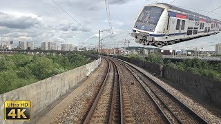 4K Cabride RER A  Poissy  NanterrePréfecture en MI2n [upl. by Clarence]