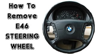 How To Remove BMW E46 Steering Wheel [upl. by Itoyj]