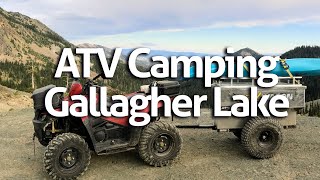 ATV Camping Gallagher Head Lake  Washington State [upl. by Sulokcin]