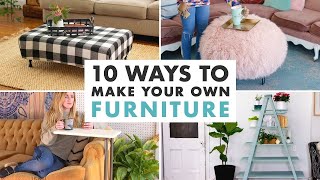 10 DIY Furniture Projects  HGTV Handmade [upl. by Jurdi]