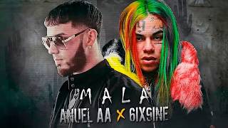 Anuel AA Ft 6ix9ine  Mala Letra Oficial [upl. by Eladnar]