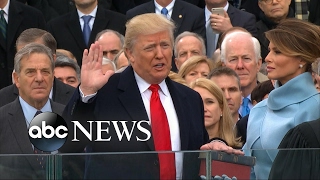 Most notable moments of Trumps first 100 days in office [upl. by Eartnoed]