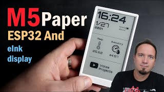 M5Paper ESP32 development board with EInk display [upl. by Bridge]