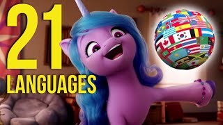 Izzy Moonbow in 21 Languages  My Little Pony A New Generation Trailer [upl. by Kilby644]