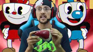 HES AFTER US 👿 CUPHEAD Game Be4 BENDY amp the Ink Machine Got Spooky FGTEEV Part 1 Gameplay [upl. by Island]