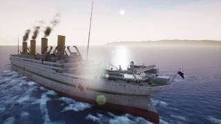 BRITANNIC PATRONESS OF THE MEDITERRANEAN  REAL TIME SINKING [upl. by Finzer]