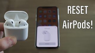 How To Reset AirPods  Fix ANY and ALL Problems [upl. by Baptist886]