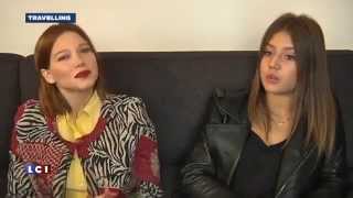 Lea Seydoux and Adele Exarchopoulos Interview «LCI» [upl. by Clara]