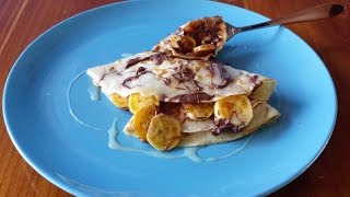 Crepes with Nutella [upl. by Golightly]