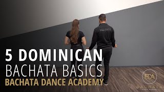 Dominican Bachata Footwork amp Partnerwork  Demetrio amp Nicole  Bachata Dance Academy [upl. by Reemas913]