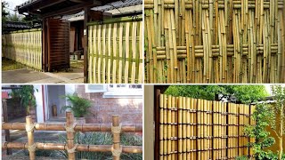 IDÉIAS DE CERCAS DE BAMBU PARA ORNAMENTAR SEU JARDIM [upl. by Reiss928]