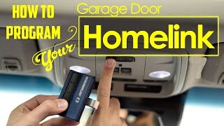 HOW TO Program Universal Home Remote aka HomeLink garage door opener in your vehicle [upl. by Brunhild]