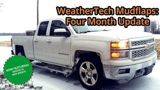 WeatherTech Mudflaps 4 Month Update  20142018 Silverado [upl. by Silvia]