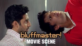 Abhishek Bachchan Plays A Trick With Riteish Deshmukh  Bluffmaster  Movie Scene [upl. by Bocoj]