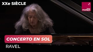 Ravel  Concerto en sol Martha Argerich  Orchestre national de France  Emmanuel Krivine [upl. by Lanor]