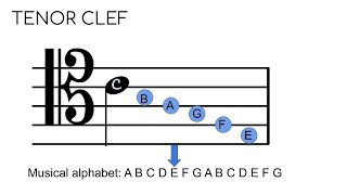 How to read every note in ALTO and TENOR clef [upl. by Ingram]