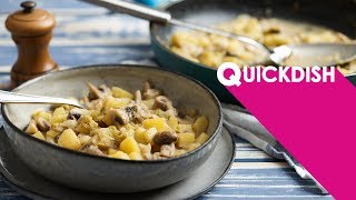 Ragout aus Chinakohl amp Champignon  Rezept  Vegan [upl. by Airamanna]