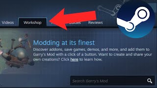 How To Access Workshop On Steam tutorial [upl. by Ecnarret]