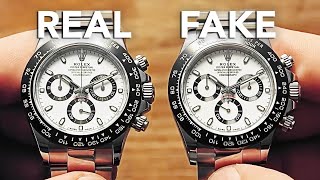 Rolex Real Vs Fake Comparison [upl. by Redliw]