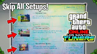 How To Skip All The Contract Mission Setups In GTA 5 Online Los Santos Tuners Skip Setups Trick [upl. by Wamsley]